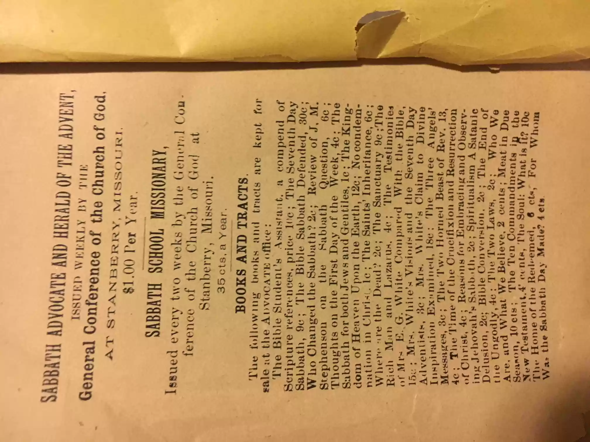 List of Tracts in Discussion on the Destruction of the Wicked Cover(1893)